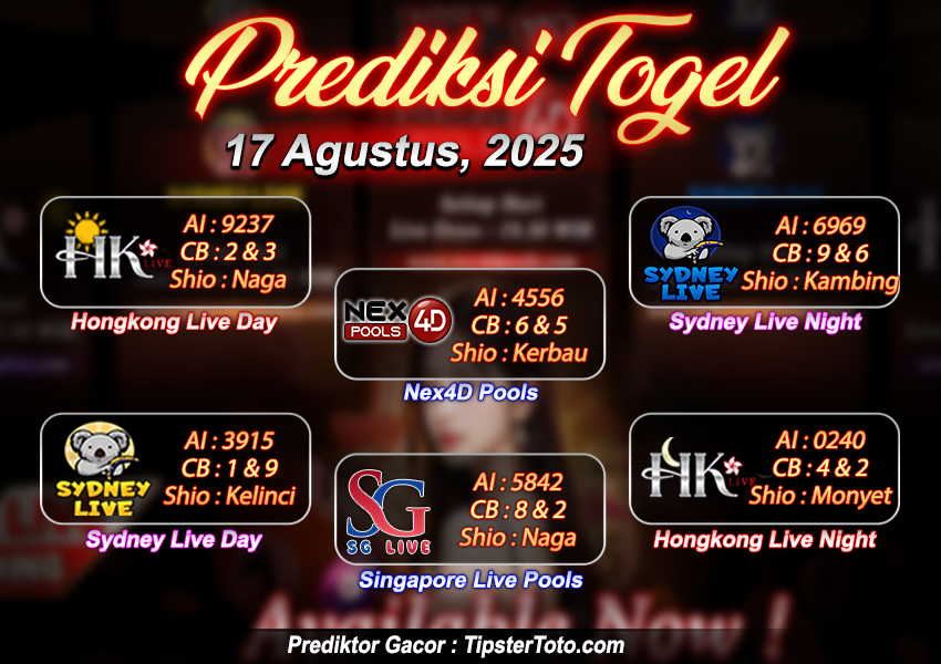 Prediksi Togel Hari Ini